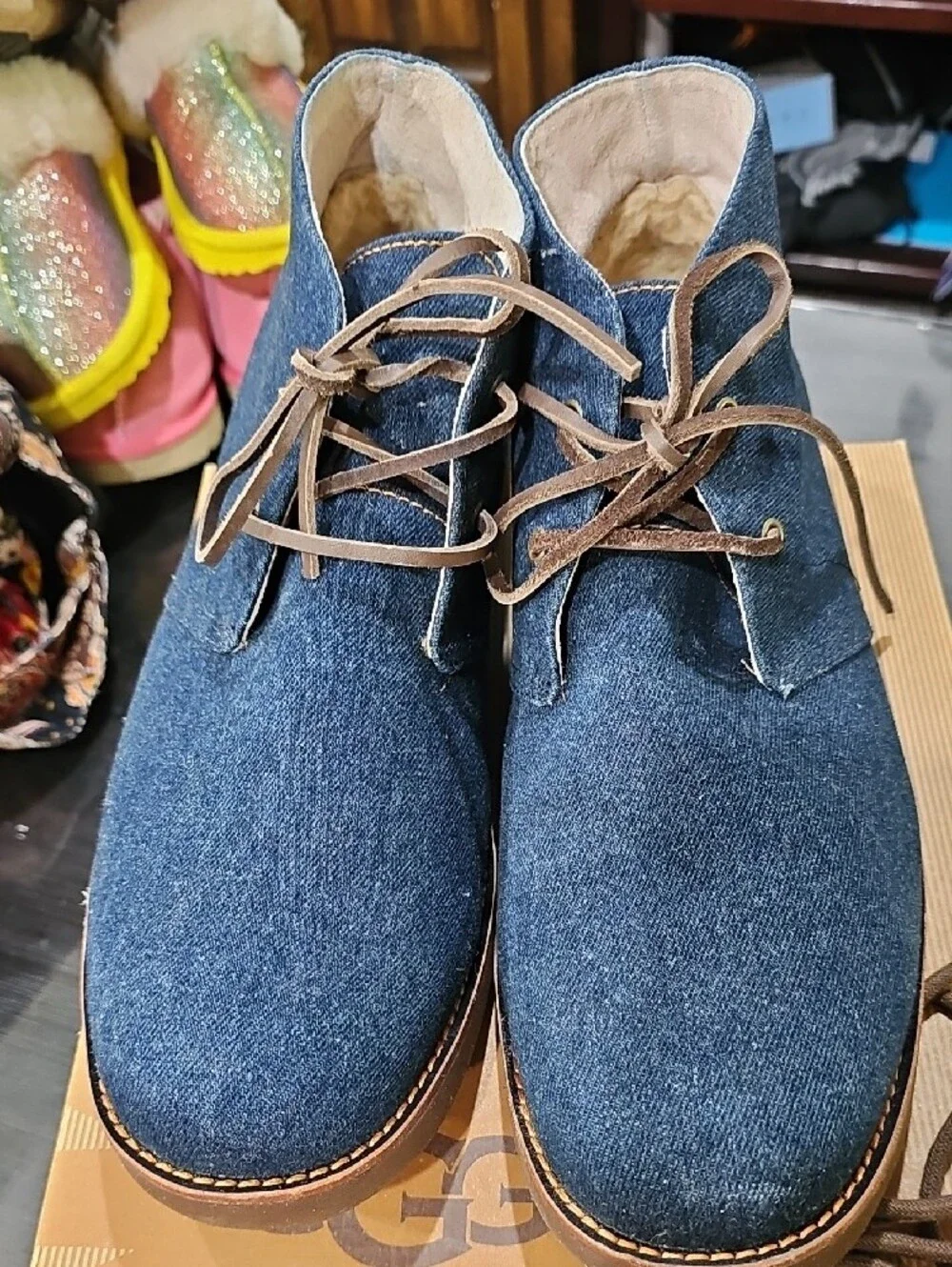 RARE & DISCONTINUED - UGG Westly Denim Chukka Boots